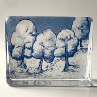 iittala（イッタラ）／ガラスカード／Sillence of the Snow　L