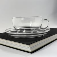JENAER GLAS（イエナグラス）｜ドイツ製｜耐熱ガラスのカップ＆ソーサーセット