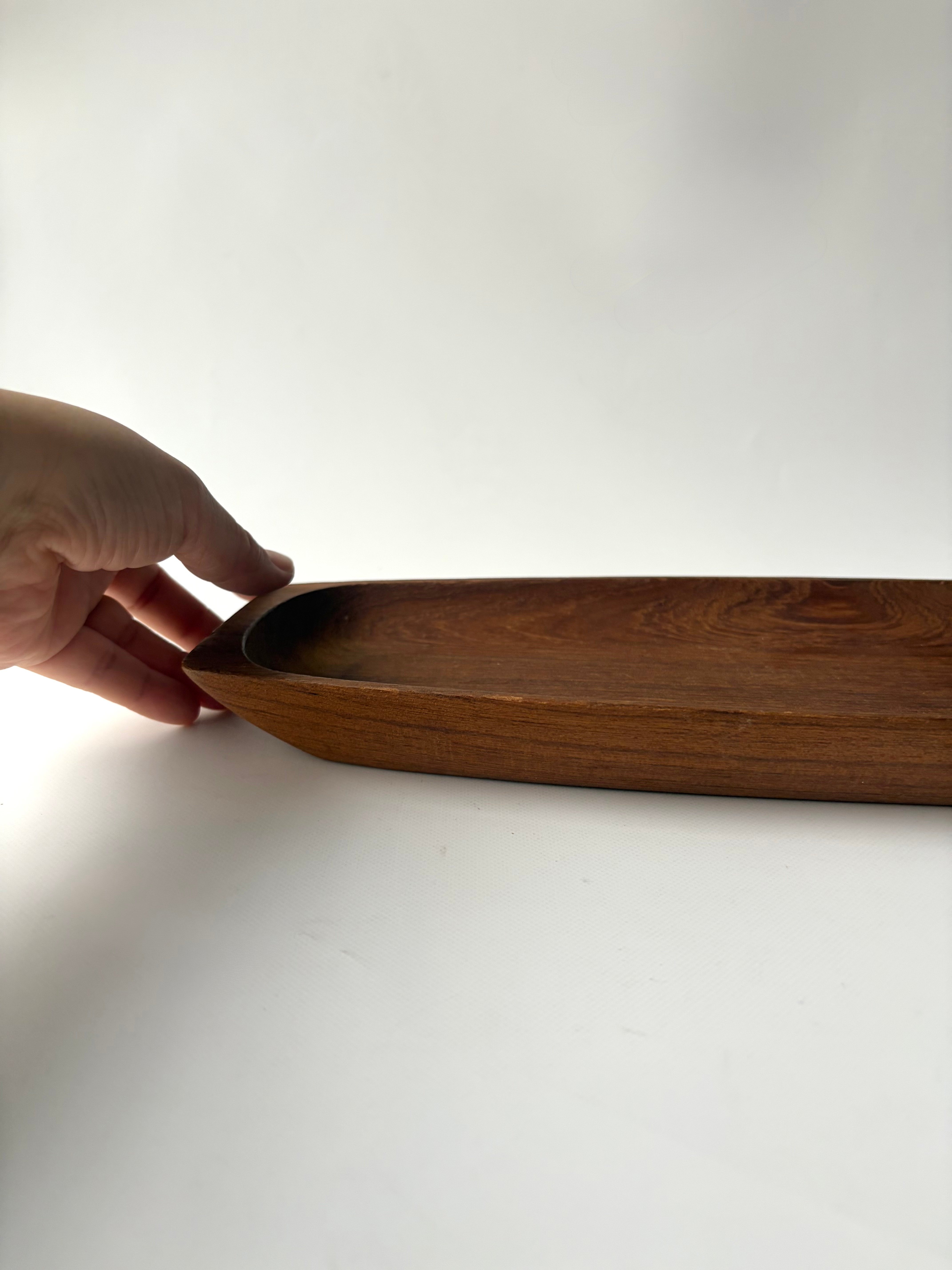 【SALE】北欧ヴィンテージ　1960年代STAKO社　無垢材　チークトレイ STAKO（スタコ）｜チーク ロングトレイ｜Sweden 1960s｜在庫1点 | HYGGE