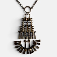 Pentti Sarpaneva（ペンティ サルパネヴァ）｜ ブロンズネックレス　｜Finland 1960–70s｜OWL フクロウモチーフ