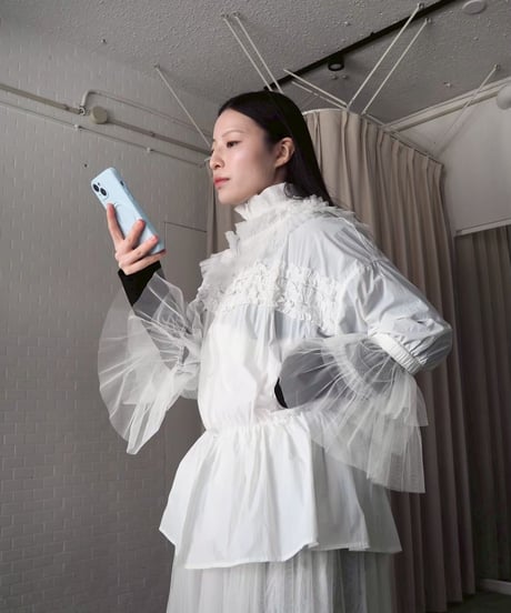 79℃ long shirt / white