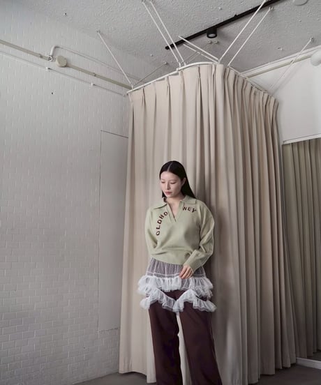 48℃ knit tops / green
