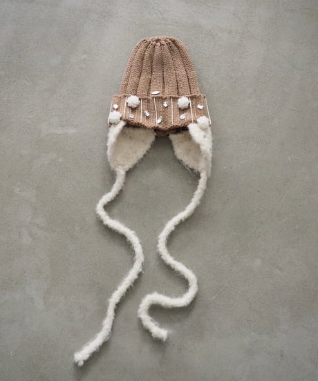 72℃ knit cap / beige