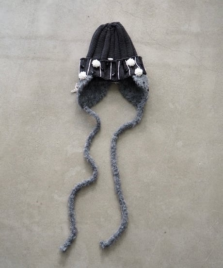 72℃ knit cap / charcoal