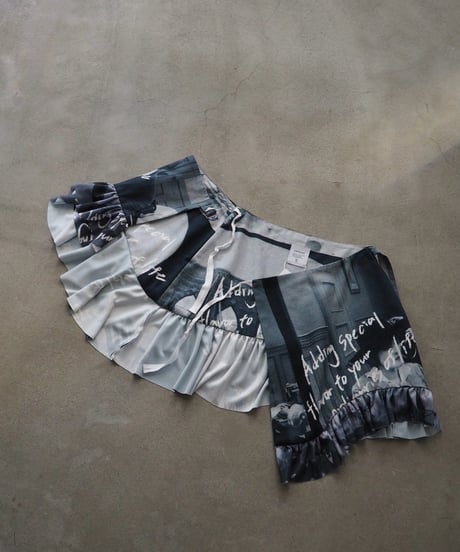 61℃ wrap skirt / gray