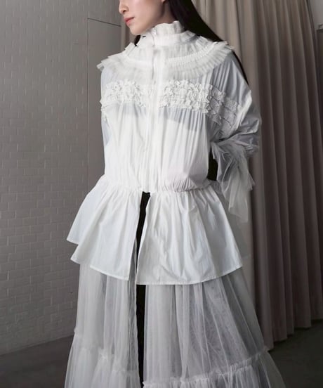 79℃ long shirt / white