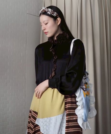 91℃ headband / brown