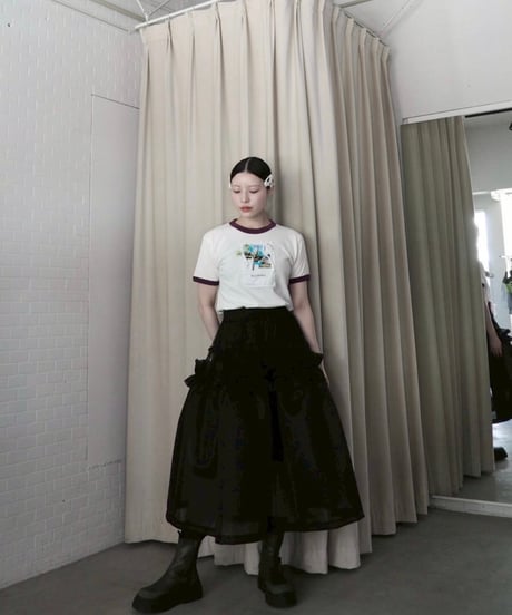 74℃ skirt / black