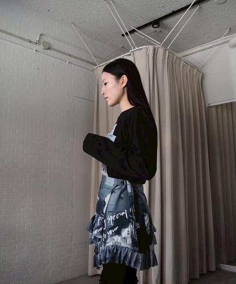 40℃ long Tshirt / black