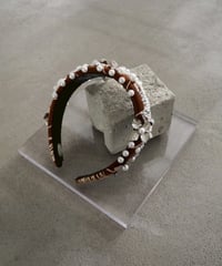 91℃ headband / brown