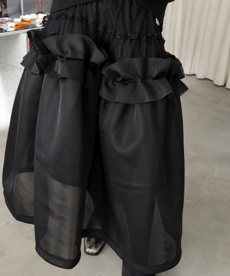 74℃ skirt / black