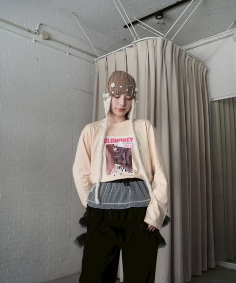 40℃ long Tshirt / natural