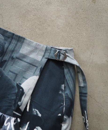 61℃ wrap skirt / gray