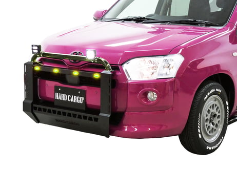 LEDバンパーガード　イエロー　プロボックスMC後用（P160V/P165V）