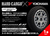 HARDCARGOオリジナルホイール　HCW004  タイヤホイール1本セット【X-AT 155/60R14】