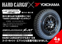 HARDCARGOオリジナルホイール　HCW005　タイヤホイール４本セット【X-AT 155/60R14】