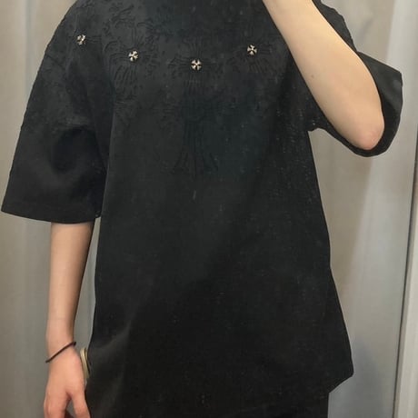 ダメージクロスTシャツ(no.9976)