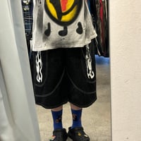 炎デニムハーフパンツ(No.9922)