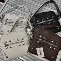 レザースタッズミニバッグ