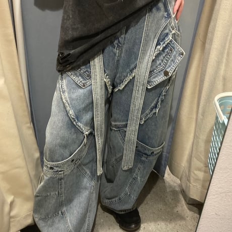 デザインデニムパンツ(no.B2572)