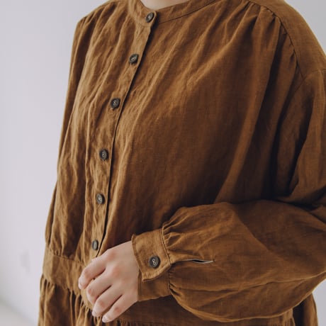 週末のワンピース  /　40フレンチlinen　/　　YKH