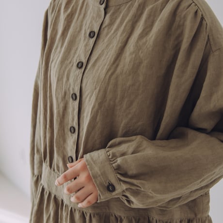 週末のワンピース  /　40フレンチlinen　/　　SBEG