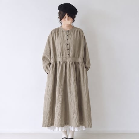 週末のワンピース  /　40フレンチlinen　/　　SBEG