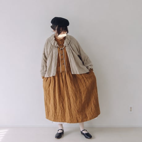 週末のワンピース  /　40フレンチlinen　/　　YKH