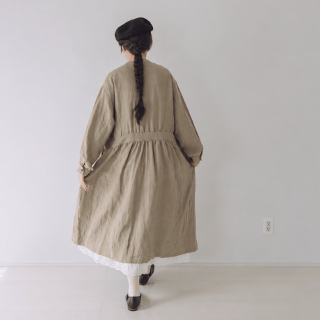 週末のワンピース  /　40フレンチlinen　/　　SBEG