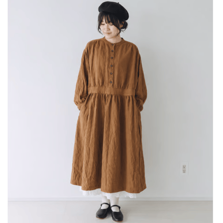 週末のワンピース  /　40フレンチlinen　/　　YKH