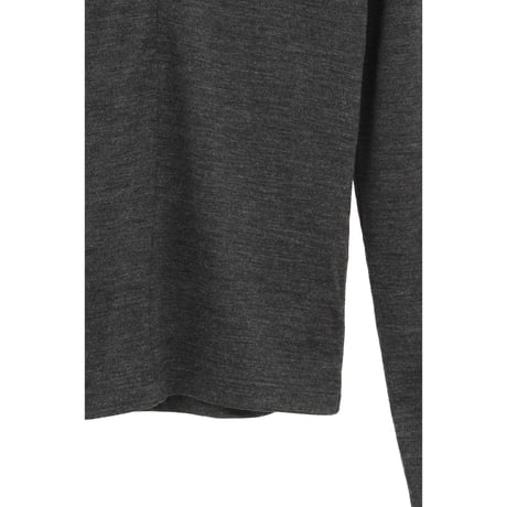 CLAANE クラネ “HALF ZIP WOOL HOODED TOPS” ハーフジップウールフーディートップス