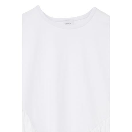 MANOF マノフ “DOCKING PEPLUM CUT TOPS” ドッキングペプラムカットトップス
