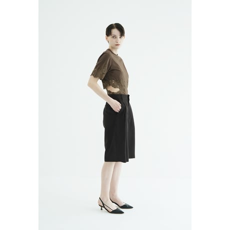 CLANE クラネ “SIDE LACE CUT OUT BODYSUITS” サイドレースカットアウトボディスーツ
