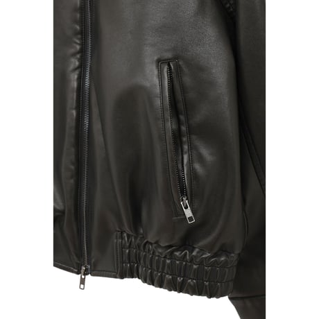 CLANE クラネ “BULKY LINE SINGLE LEATHER JACKET” バルキーラインシングルレザージャケット