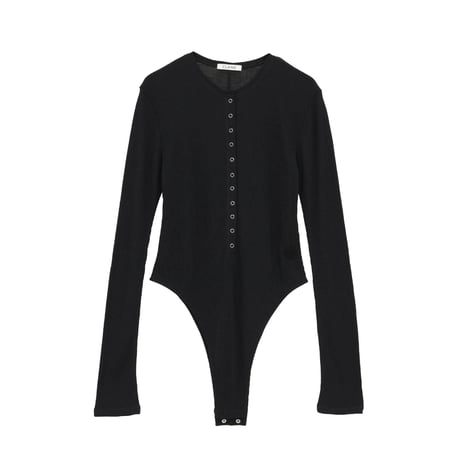 CLANE クラネ “HENLEY NECK BODYSUIT“ ヘンリーネックボディスーツ