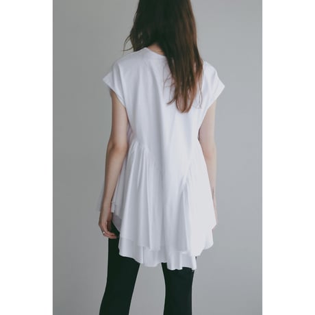 MANOF マノフ “DOCKING PEPLUM CUT TOPS” ドッキングペプラムカットトップス