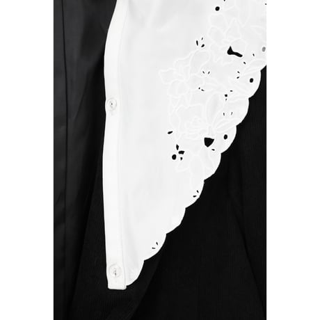 MANOF マノフ “LACE COLLAR CORDUROY JACKET” レースカラーコーデュロイジャケット