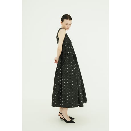 CLANE クラネ “DOT TIERED VOLUME ONEPIECE” ドットティアードボリュームワンピース