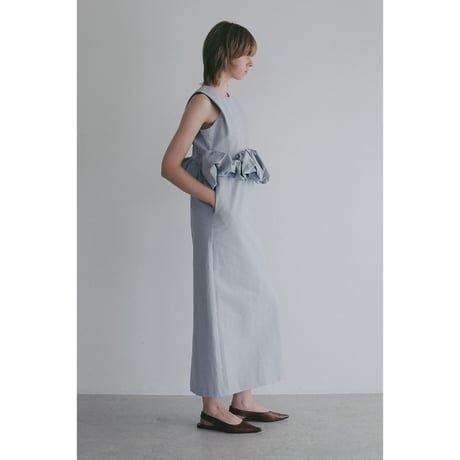 MANOF マノフ “BALLOON PEPLUM ONE PIECE” バルーンペプラムワンピース