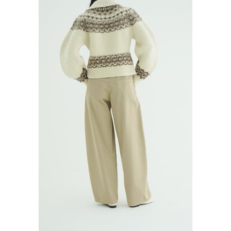 CLANE クラネ “LOW WAIST BARREL PANTS” ローウエストバレルパンツ