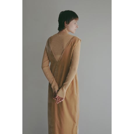 MANOF マノフ “VELVET 2WAY ONE PIECE” ベルベット２ウェイワンピース