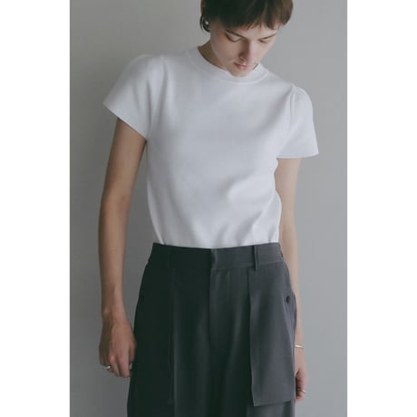 MANOF マノフ “MINI CUP PUFF KNIT TOPS” ミニカップパフニットトップス