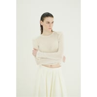 CLANE クラネ “FLOCKY FORM TIGHT TOPS” フロッキーフォームタイトトップス