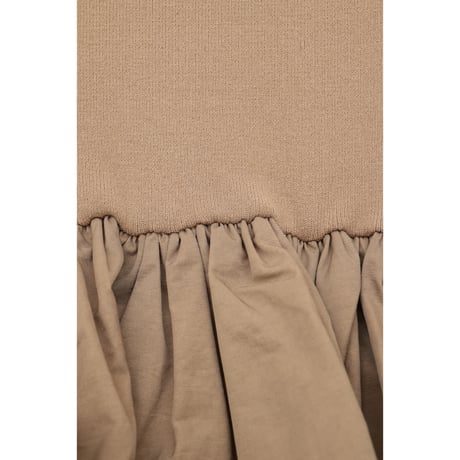CLANE クラネ “W BALLOON SHORT KNIT TOPS” ダブルバルーンショートニットトップス
