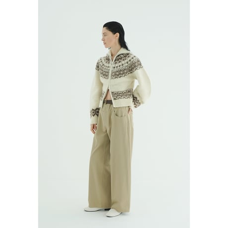 CLANE クラネ “LOW WAIST BARREL PANTS” ローウエストバレルパンツ
