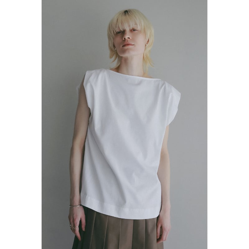MANOF マノフ “BOAT NECK CUT TOPS” ボートネックカットトップス |