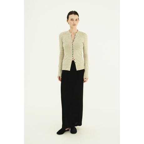 CLANE クラネ “BUTTON DETAIL CUT TOPS” ボタンディティールカットトップス