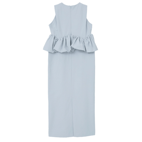 MANOF マノフ “BALLOON PEPLUM ONE PIECE” バルーンペプラムワンピース