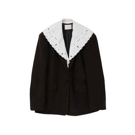 MANOF マノフ “LACE COLLAR CORDUROY JACKET” レースカラーコーデュロイジャケット