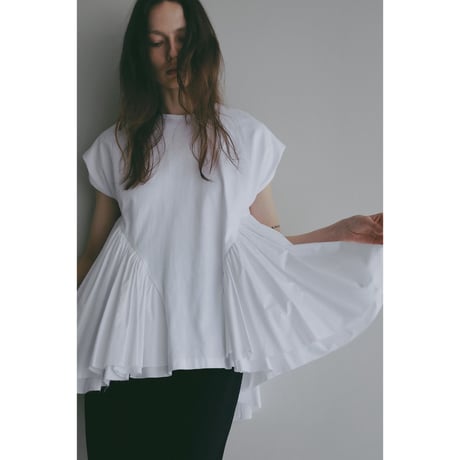 MANOF マノフ “DOCKING PEPLUM CUT TOPS” ドッキングペプラムカットトップス